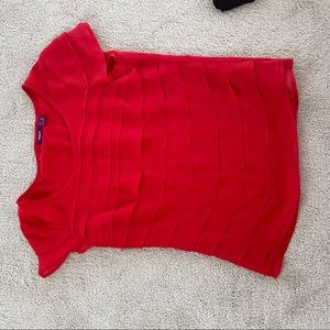 XS red blouse from European brand